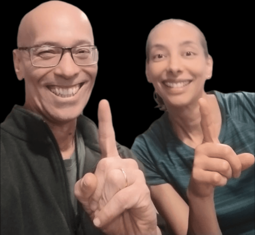 Valesca com Coach Michel